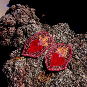 TOUT FEU TOUT FLAMME / Boucles d’oreilles / Red girafe