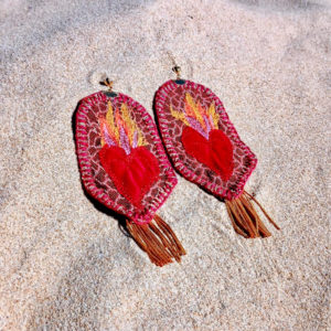 TOUT FEU TOUT FLAMME / Boucles d’oreilles / Red girafe